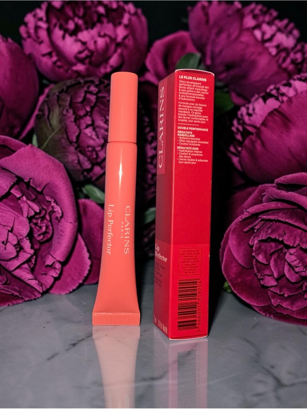 Clarins Lip Perfector Peptide-Plumping + Hydrating Lip Gloss Candy Shimmer BNIB